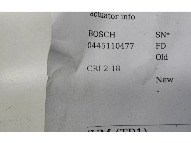 Форсунка 0445110477, CRT218 Skoda Octavia Mk3 (5E)