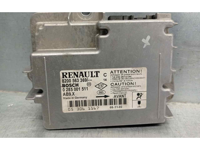 Блок подушек безопасности 8200563369, 0285001511   Renault Clio II