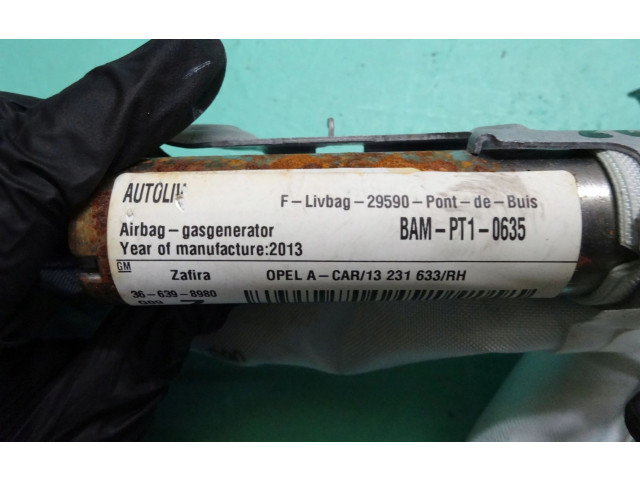 Турбина Надувная подушка для крыши Vauxhall Zafira B 13231633