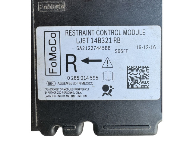 Oro pagalvių valdymo blokas LJ6T14B321RB, 6A21227445BB   Ford Escape IV