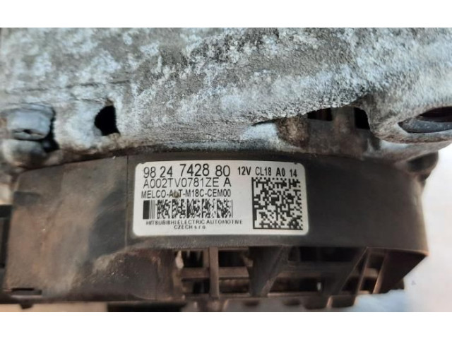 Генератор 9824742880 Citroen Berlingo