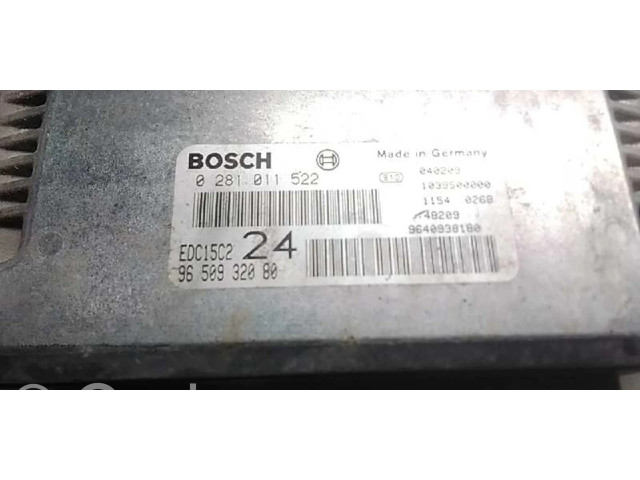 Блок управления двигателя 9650932080 Lancia Phedra