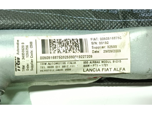 Боковая подушка безопасности 00505168750, 34050620D Alfa Romeo Mito