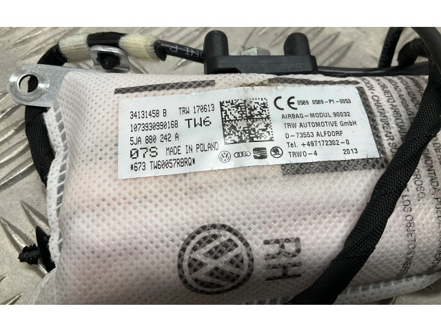 Подушка безопасности в сиденье 5JA880242A Skoda Rapid (NH)