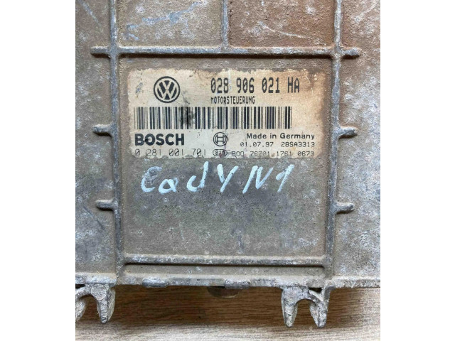 Řídící jednotka 028906021HA, 0281001701 Volkswagen Caddy 1996