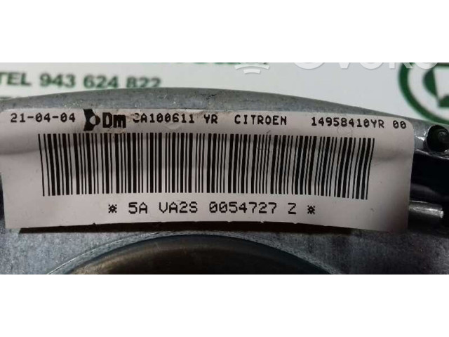 Подушка безопасности водителя 14958410YR, 5AVA2S0054727   Citroen C8
