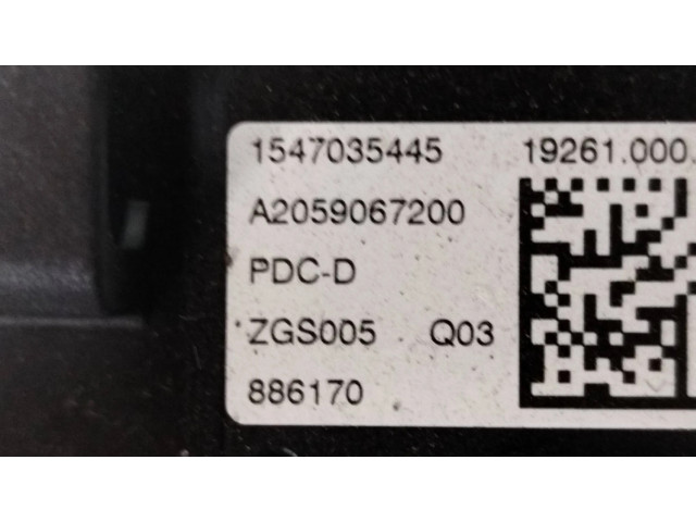 Pojistková skříňka A2059067200, 19261000 Mercedes-Benz C W205 2016