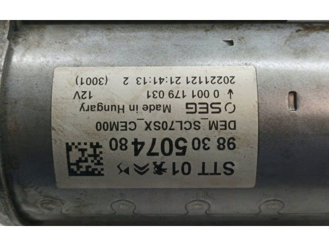 Стартер 9830507480, THP Peugeot 3008 II