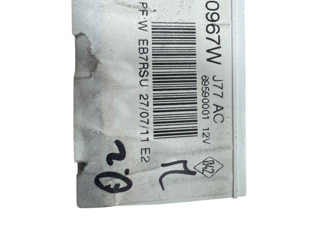 Блок управления климат-контролем 69590001, 30967W Renault Clio III