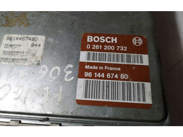 Блок управления двигателя 9614467480 Peugeot 306