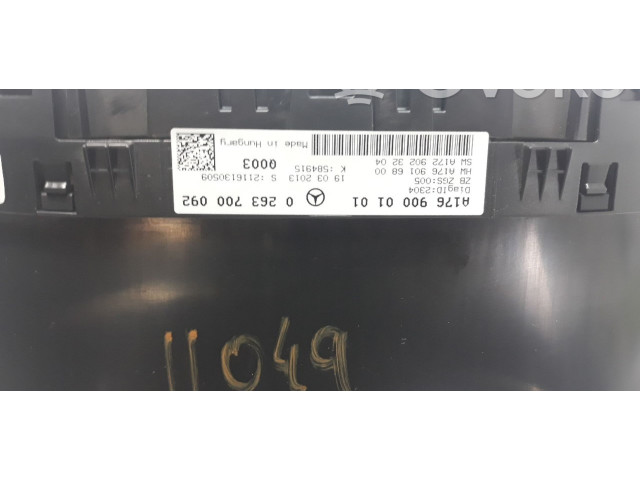 Панель приборов A1769000101, 0263700092   Mercedes-Benz A W176       