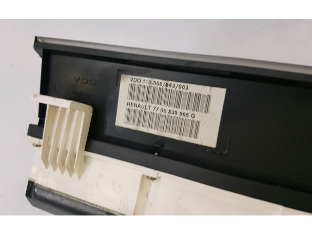 Панель приборов 7700839965, U6-5506R   Renault Safrane       