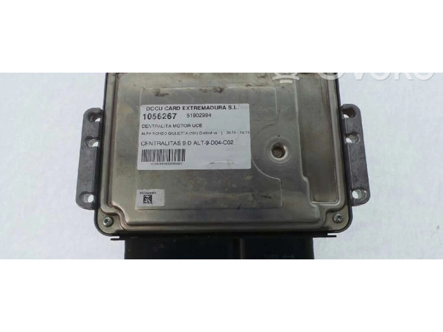 Блок управления двигателя 51902994 Alfa Romeo Giulietta