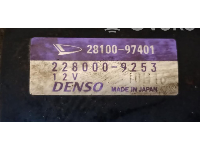 Стартер  2810097401, 2810097401   Daihatsu Terios