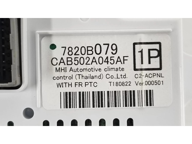 Блок управления климат-контролем 7820B079 Mitsubishi ASX