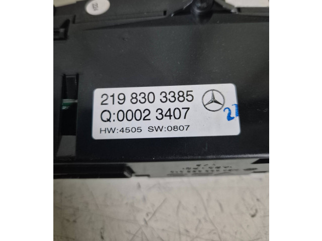Блок управления климат-контролем 2198303385, 00023407   Mercedes-Benz CLS AMG C219