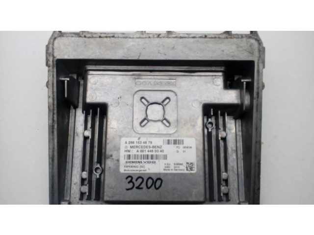 Řídící jednotka A2661534879, A0014460340 Mercedes-Benz A W169 2006