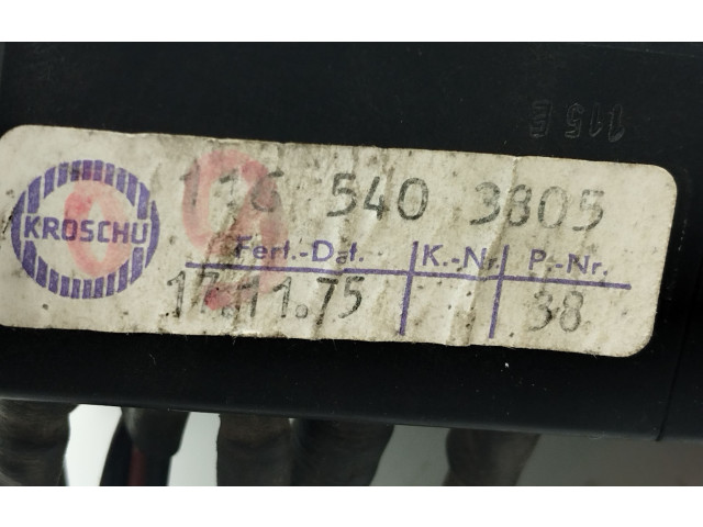 Pojistková skříňka 1165400350, 1165403805 Mercede-Benz S W116 1976