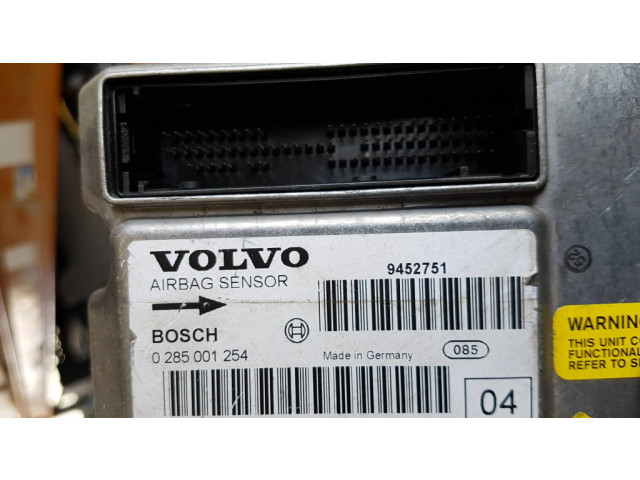 Блок подушек безопасности 9452751, 0285001254   Volvo S60