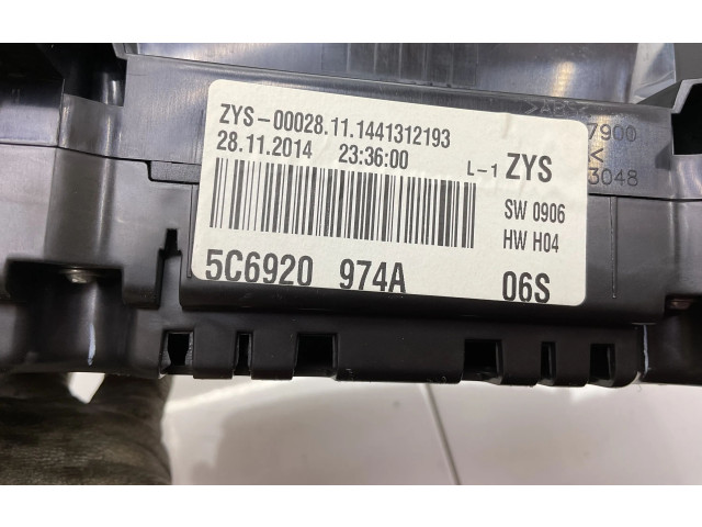 Спидометр (приборный щиток) 5C6920974A Volkswagen Jetta VI