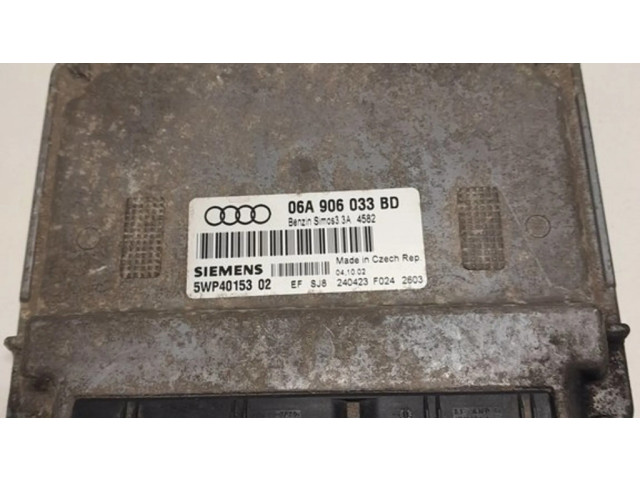 Блок управления двигателя 06A906033BD, 5WP4015302 Audi A3 S3 8L