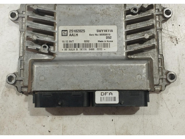 Блок управления двигателя 25182025, 25182025   Chevrolet Spark