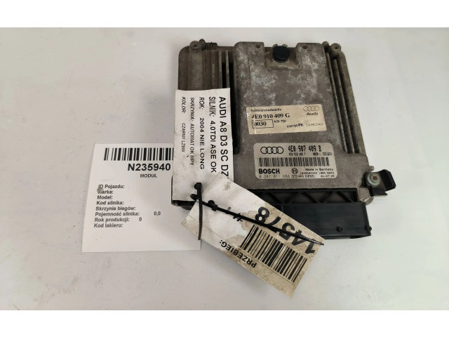 Řídící jednotka 4E0907409B, 4E0910409F Audi A8 S8 D5 2003