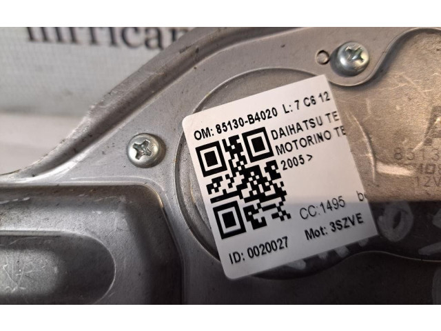 Моторчик заднего дворника 85130-B4020, 3SZVE Daihatsu Terios