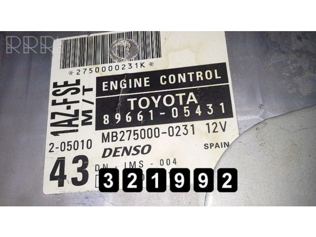 Řídící jednotka 8966105431 Toyota Avensis T220 2000