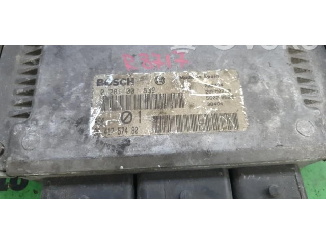 Řídící jednotka 0281001839, 9641757480 Peugeot 106 1997