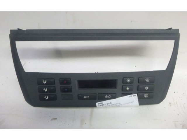 Блок управления климат-контролем 3413866, 3413866   BMW X3 E83