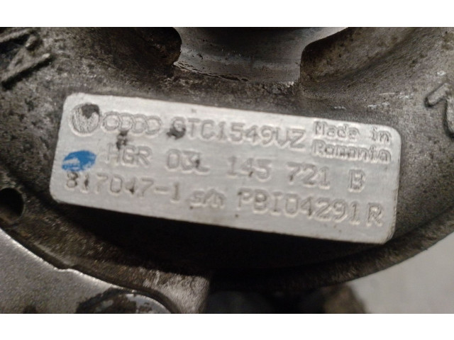  Турбина Audi A4 Allroad  03L145721B, 8170471   для двигателя CGL      