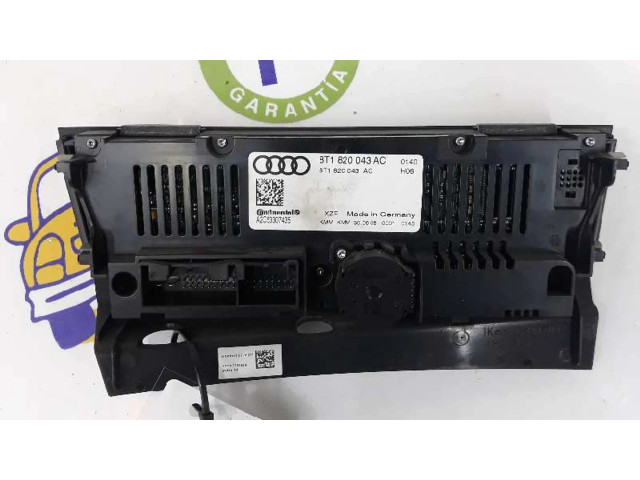 Блок управления климат-контролем 8T1820043AC, 8T1820043AS   Audi A4 S4 B8 8K
