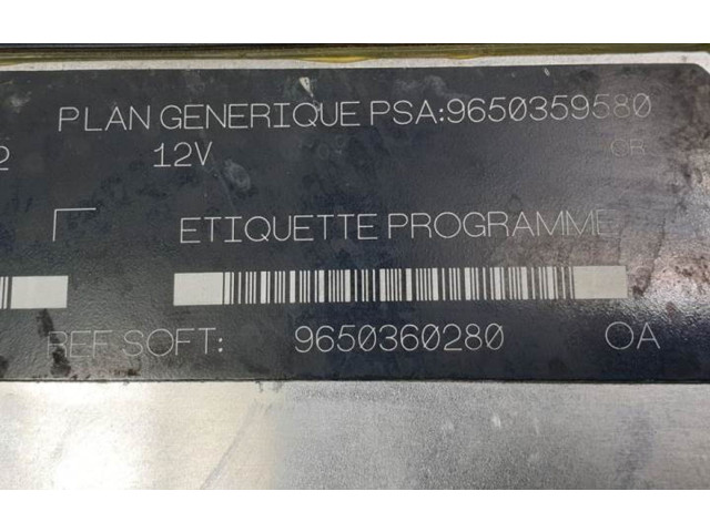 Блок управления двигателя R04080034B, 9650359580   Peugeot Partner