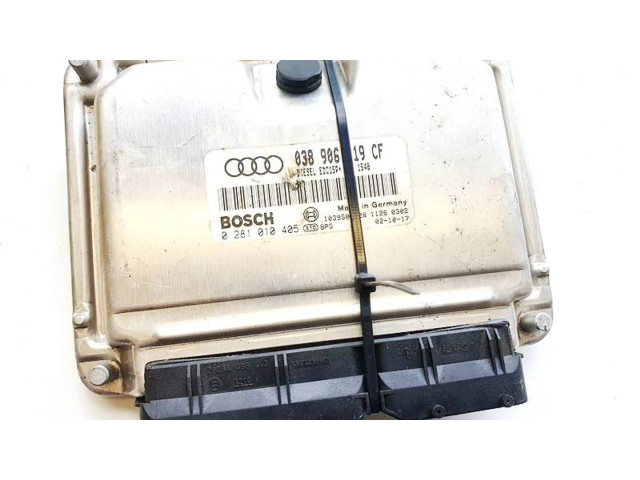 Блок управления двигателя 0281010405, 038906019cf   Audi A6 S6 C5 4B