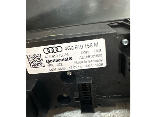 Блок управления климат-контролем 4G0919158M, A2C85165800 Audi A6 S6 C7 4G
