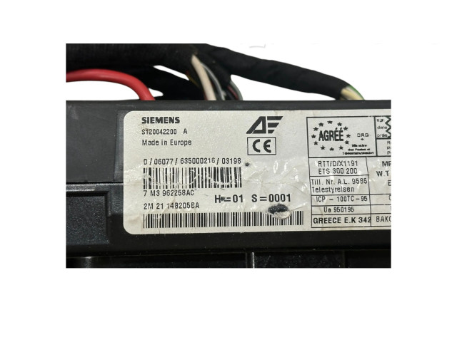 Pojistková skříňka 7M3962258AC, S120042200A Volkswagen Sharan 2008