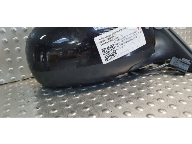 Зеркало электрическое        Skoda Fabia Mk2 (5J)  2007 - 2014 года   