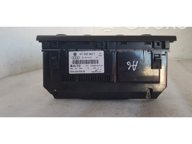 Блок управления климат-контролем 4F1820043T Audi A6 S6 C6 4F
