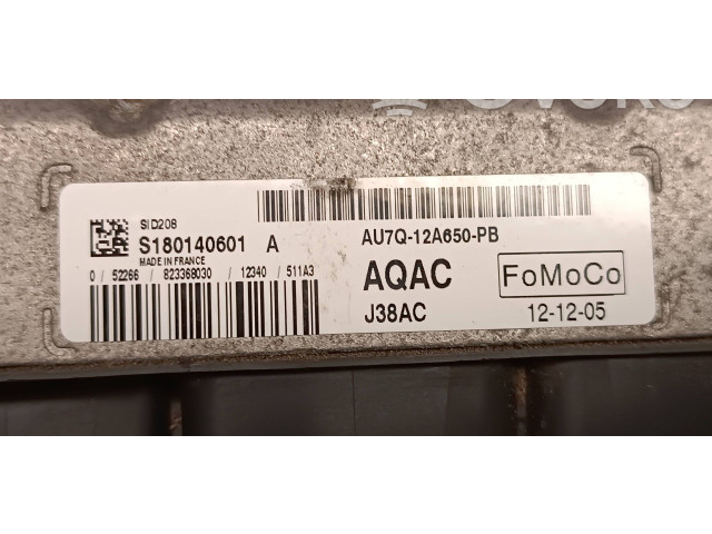 Блок управления двигателя S180140601A, AU7Q12A650PB   Ford Ranger