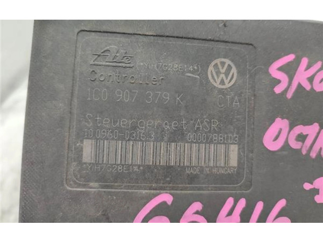 Блок АБС 1c0907379k, 1C0907379K Skoda Octavia Mk2 (1Z) 2004 - 2013 года