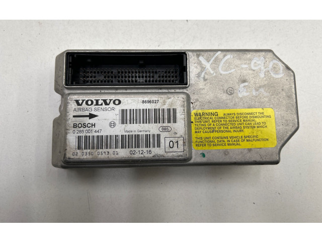 Блок подушек безопасности 8696027, 0285001447   Volvo XC90
