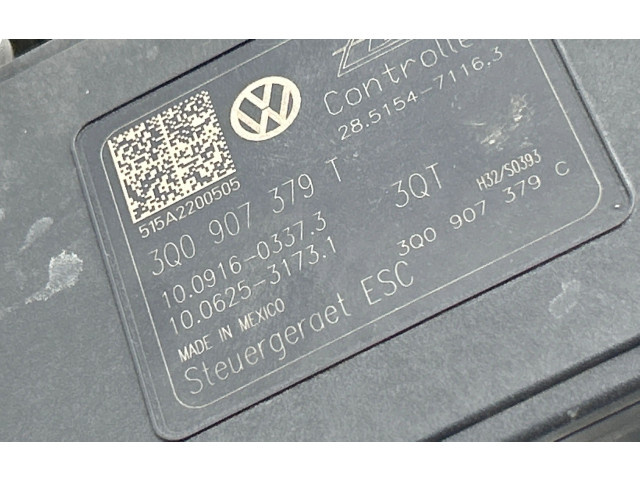 Блок АБС 3Q0614517T, 3Q0907379T   Skoda  Octavia Mk3 (5E)  2013 - 2019 года