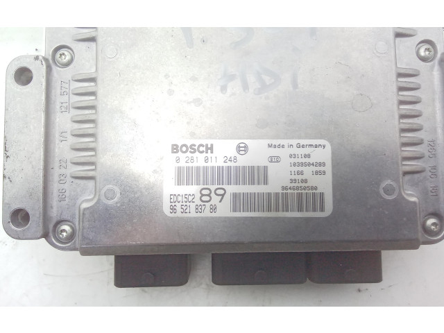Řídící jednotka 0281011248, 0281011248 Peugeot 307 2004