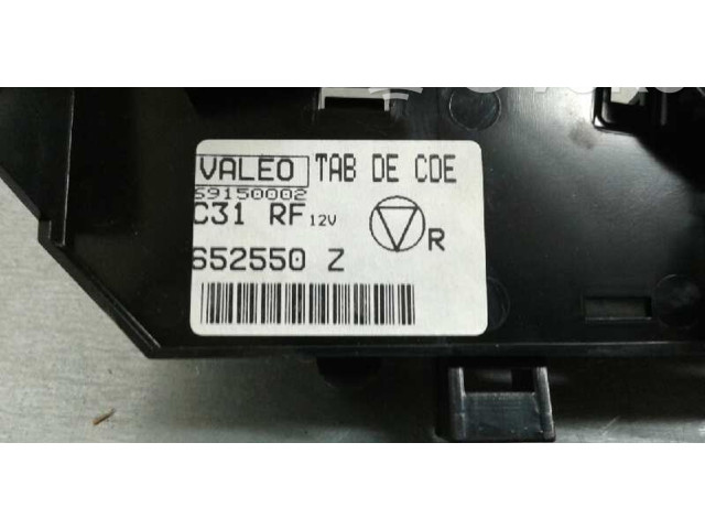 Блок управления климат-контролем 652550, VALEO Peugeot 406