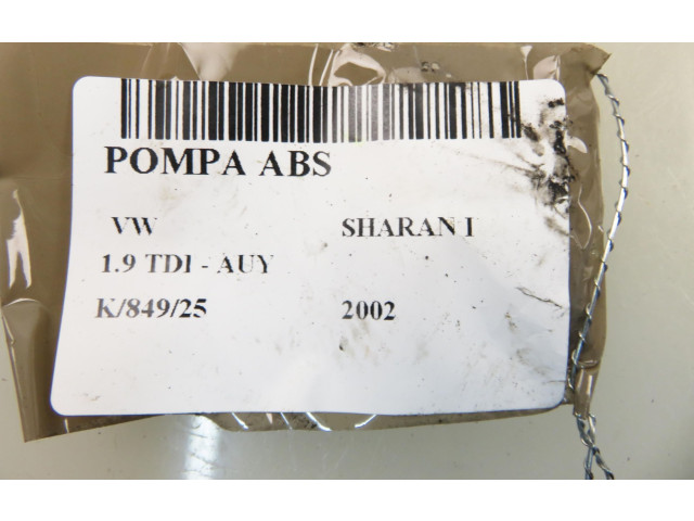 Jednotka ABS 10092503063, 7M3907379E Volkswagen Sharan 2002
