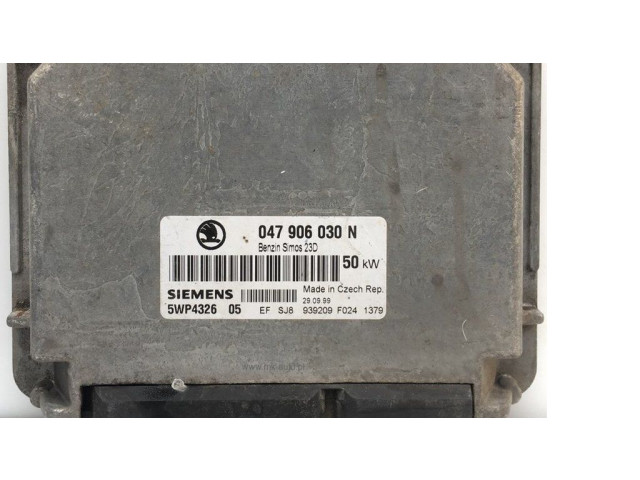 Řídící jednotka 5wp4326, 047906030N Skoda Felicia I 1999