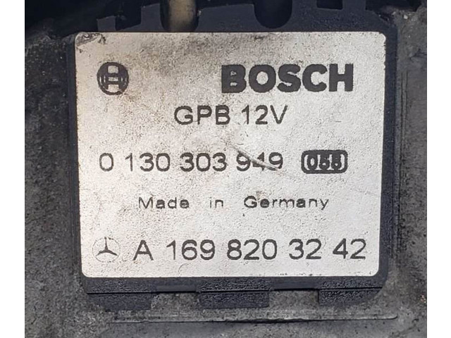 Zámek zadních dveří A1695002093, 0130303949 Mercedes-Benz A W169 2004