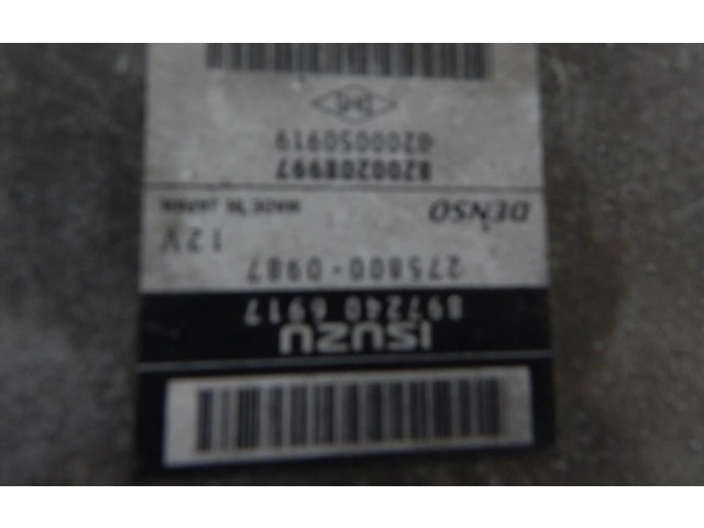 Řídící jednotka 8972406917, 8972406917 Renault Vel Satis 2002