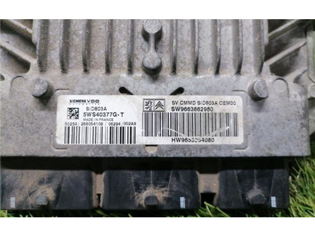 Блок управления SW9663862980, 5WS40377GT Citroen C8